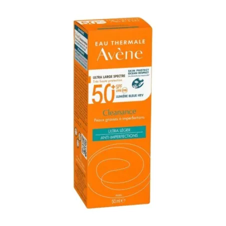 AVENE CLEANANCE SOLAIRE SPF50+ ULTRA LEGER ANTI IMPERFECTION 50ML - AVENE