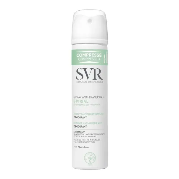 SVR SPIRIAL SPRAY DEODORANT ANTI TRANSPIRANT 75ML - SVR