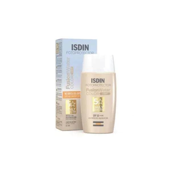 ISDIN PHOTOPROTECTION ECRAN SOLAIRE FUSION WATER TEINTEE LIGHT SPF50+ 50ML - isdin