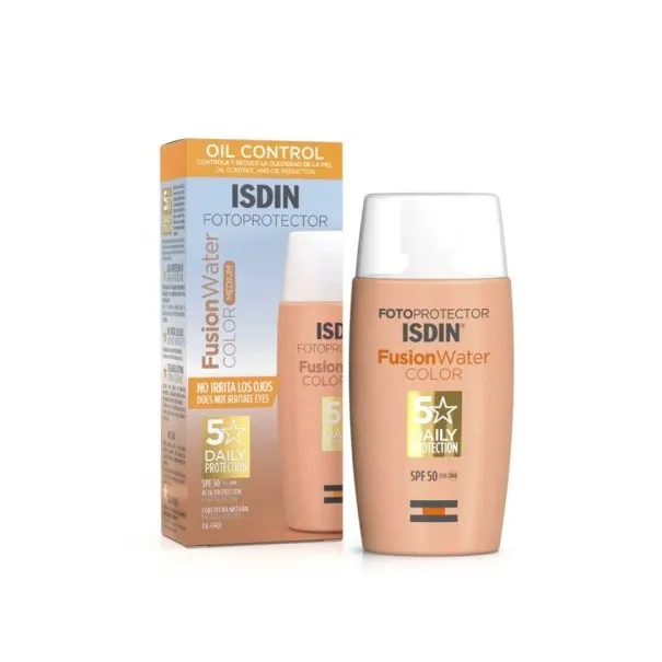 ISDIN PHOTOPROTECTION ECRAN SOLAIRE FUSION WATER TEINTEE MEDIUM SPF50+ 50ML - isdin