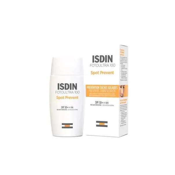 ISDIN PHOTOPROTECTEUR ECRAN SOLAIRE SPOT PREVENT SPF50+ 50ML - isdin