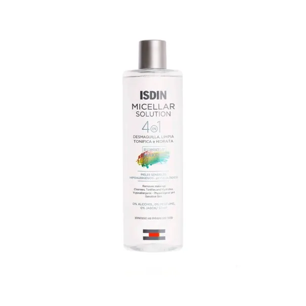 ISDIN DERMA SOLUTION MICELLAIRE HYDRATANTE 4EN1 400ML - isdin