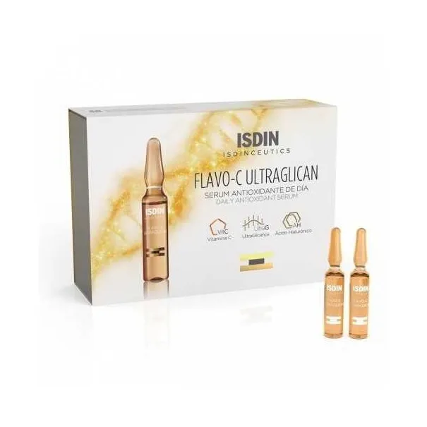 ISDIN ISDINCEUTICS FLAVO-C ULTRAGLICAN SERUM ANTIOXYDANT JOUR 10 UNIDOSES DE 2ML - isdin