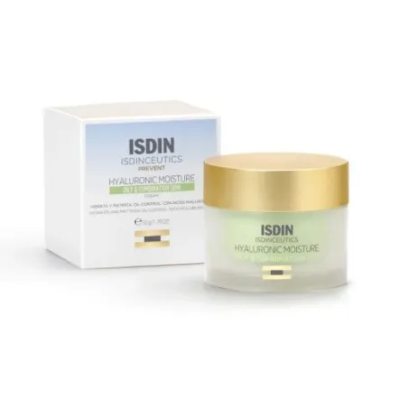 ISDIN ISDINCEUTICS CREME HYDRATANTE A BASE D'ACIDE HYALURONIQUE PEAUX MIXTES A GRASSES 50G - isdin