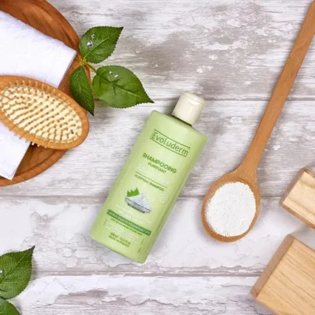 Shampoing evoluderm  EVOLUDERM SHAMPOING PURIFIANT SECRET D'ARGILE - evoluderm