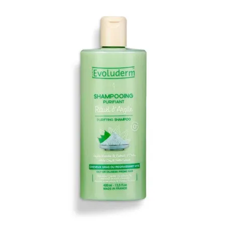 Shampoing evoluderm  EVOLUDERM SHAMPOING PURIFIANT SECRET D'ARGILE - evoluderm