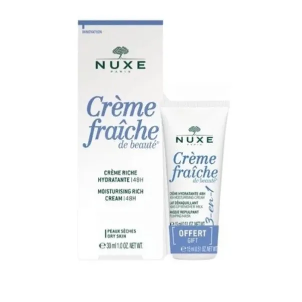 NUXE CREME FRAICHE REPUP.HYDR P.N 30 ML+CR.HYDR 3EN1 15ML GR - NUXE