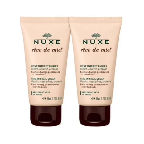 NUXE REVE DE MIEL CREME MAINS 50 ML X2 -40% - NUXE