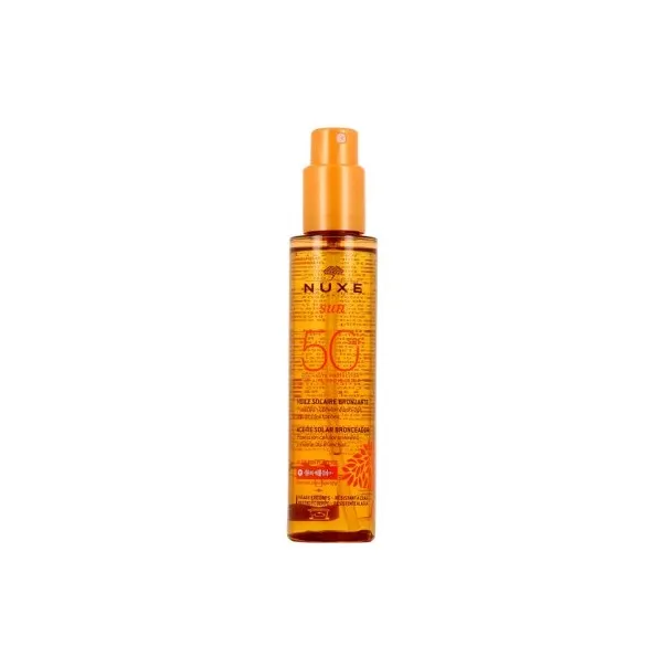 NUXE SUN HUILE SOLAIRE BRONZANTE SPF50 150ML - NUXE