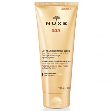 NUXE SUN LAIT FRAICHEUR APRES SOLEIL VISAGE ET CORPS 200ml - NUXE