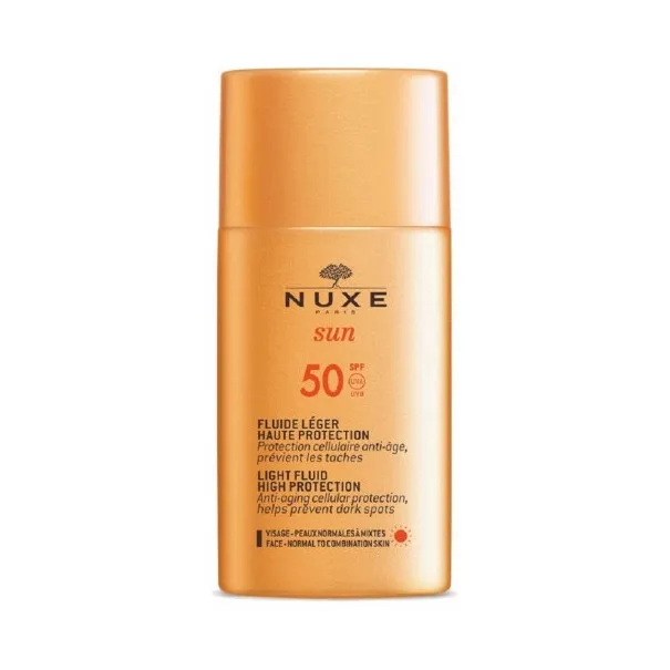 NUXE SUN FLUIDE LEGER VISAGE SPF50+ 50ML - NUXE