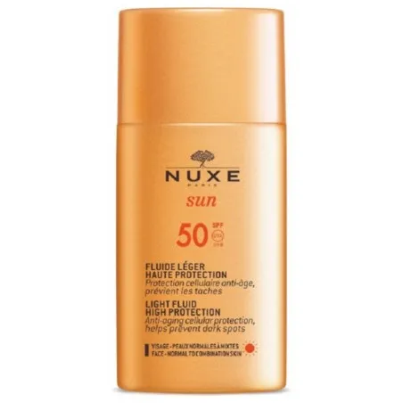 NUXE SUN FLUIDE LEGER VISAGE SPF50+ 50ML - NUXE