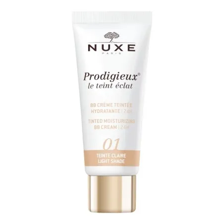 NUXE PRODIGIEUX LE TEINT ECLAT - BB CREME TEINTEE HYDRAATNTE 01 LIGHT 30ML - NUXE