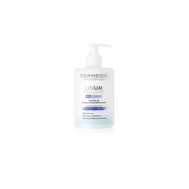 DERMEDIC LINUM EMOLLIENT SAVON A MAINS ANTI BACTERIEN 300ML - 