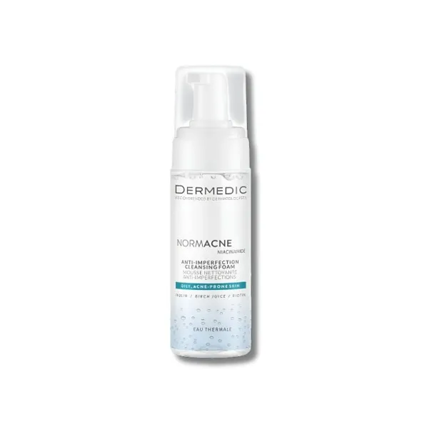 DERMEDIC NORMACNE - MOUSSE NETTOYANTE ANTI IMPERFECTIONS 170ML - 