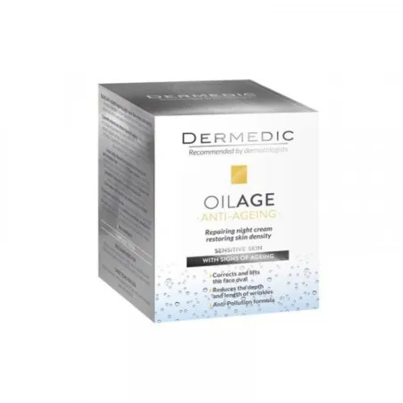 DERMEDIC OILAGE CREME DE NUIT REPARATRICE ANTI-AGE 50ML - 