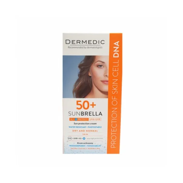 DERMEDIC SUNBRELLA ECRAN SPF50+ PEAUX NORMALES A SECHES 40ML - 