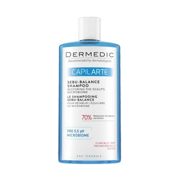DERMEDIC CAPILARTE SHAMPOOING SEBU BALANCE CHEVEUX GRAS 300ML - 