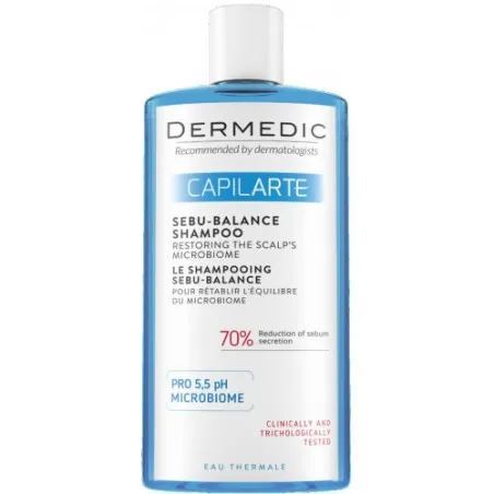 DERMEDIC CAPILARTE SHAMPOOING SEBU BALANCE CHEVEUX GRAS 300ML - 