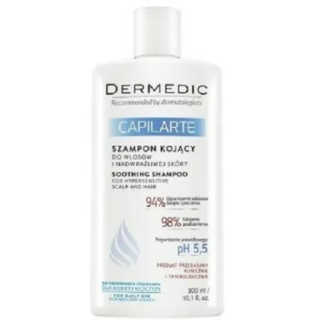 DERMEDIC CAPILARTE SHAMPOOING NORMALISANT POUR CHEVEUX HYPERSENSIBLE 300ML - 