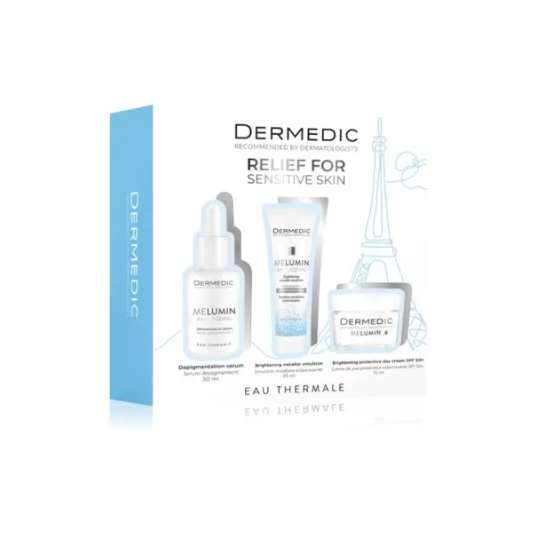 DERMEDIC COFFRET MELUMIN ANTI TACHE PEAU SENSIBLE - 