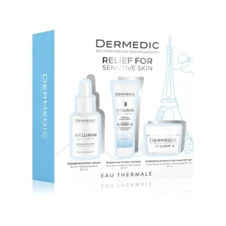 DERMEDIC COFFRET MELUMIN ANTI TACHE PEAU SENSIBLE - DERMEDIC