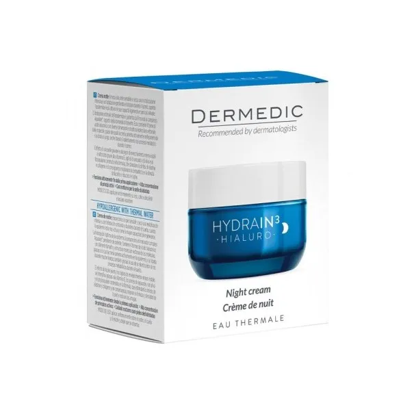 DERMEDIC HYDRAIN 3 CREME DE NUIT HYDRATANTE 55ML - 