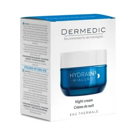 DERMEDIC HYDRAIN 3 CREME DE NUIT HYDRATANTE 55ML - 