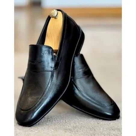 Chaussures en cuir – CLA30 NOIR - MAKEBA