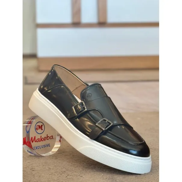 Chaussures en cuir – 3205 NOIR - MAKEBA
