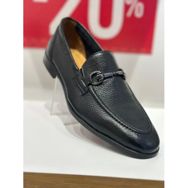 Chaussures homme en cuir – 8723 BLEU FALL - MAKEBA