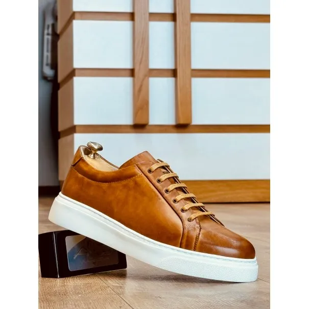 Baskets en cuir– 3250 CAMEL - MAKEBA