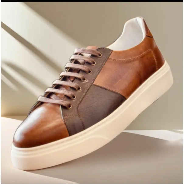 Baskets en cuir– 3201 MARRON 234 - MAKEBA