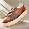 Baskets en cuir– 3201 MARRON 234 - MAKEBA