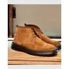 Boots homme en Cuir – 110 DAIM CAMEL - MAKEBA