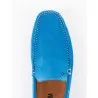 Mocassins en cuir Tito – PP01 Daim Bleu - MAKEBA