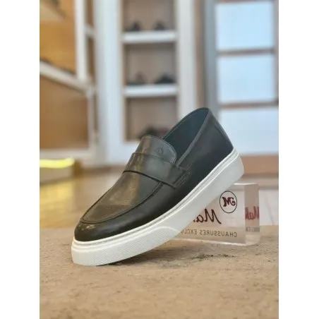 Chaussures en cuir – 3204 NOIR - MAKEBA
