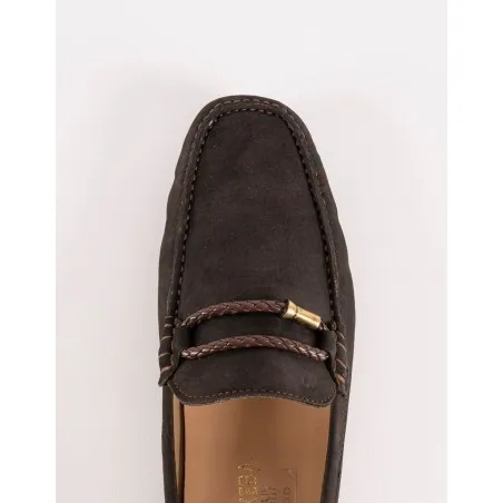 Mocassins en cuir Tito – PP05 Marron - MAKEBA