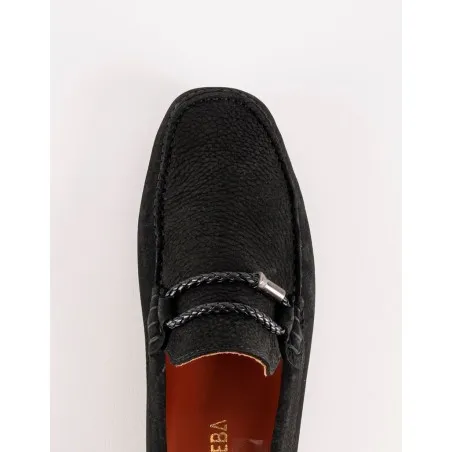 Mocassins en cuir Tito – PP05 Noir - MAKEBA