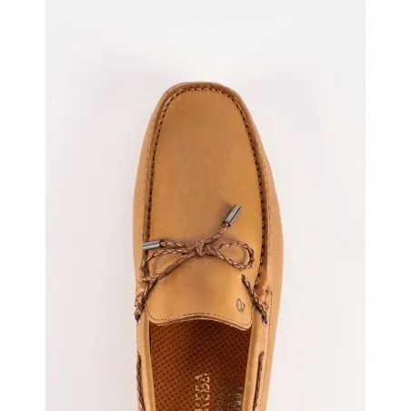 Mocassins en cuir Tito – PP02 Camel - MAKEBA