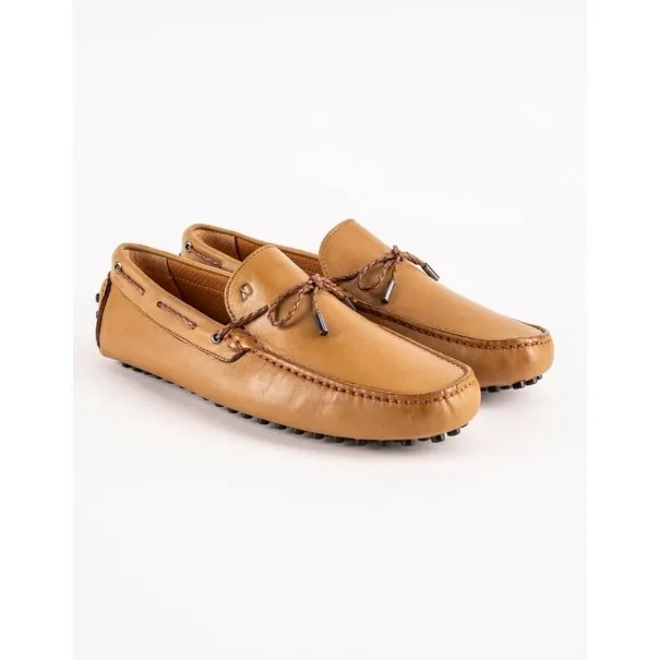 Mocassins en cuir Tito – PP02 Camel - MAKEBA