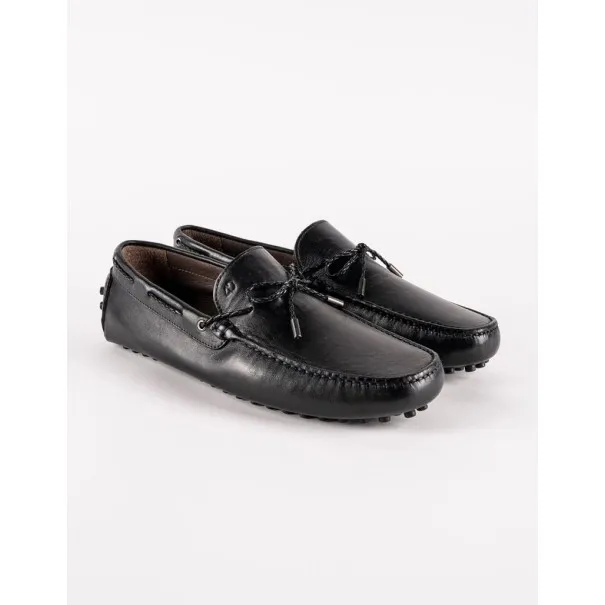 Mocassins en cuir Tito – PP02 Noir - MAKEBA