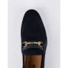 Chaussures en cuir Luca – CLA7 Daim Bleu - MAKEBA
