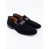 Chaussures en cuir Luca – CLA7 Daim Bleu - MAKEBA