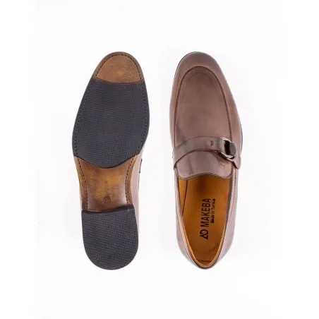 Chaussures en cuir Luca – CLA9 Marron 290 - MAKEBA