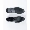 Chaussures en cuir Carlo – CH12 Noir - MAKEBA