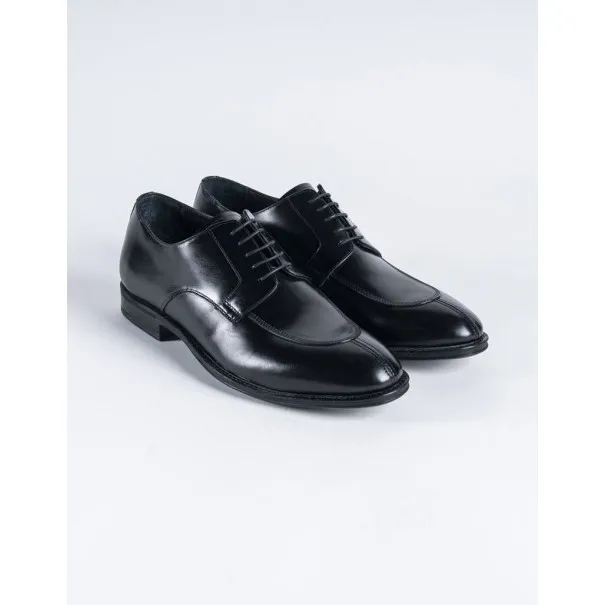 Chaussures en cuir Carlo – CH12 Noir - MAKEBA