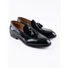Chaussures en cuir Carlo – CH70 Noir Glacé - MAKEBA