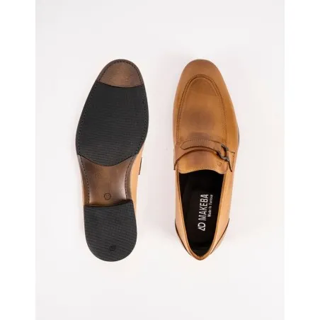Chaussures en cuir Luca – CLA2 Camel - MAKEBA