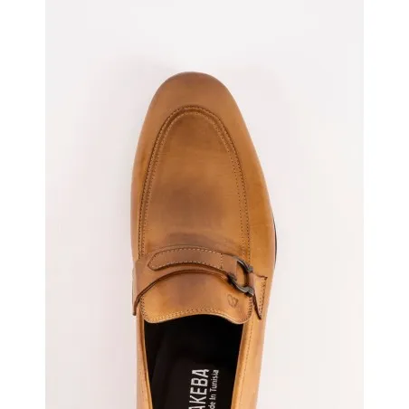 Chaussures en cuir Luca – CLA2 Camel - MAKEBA